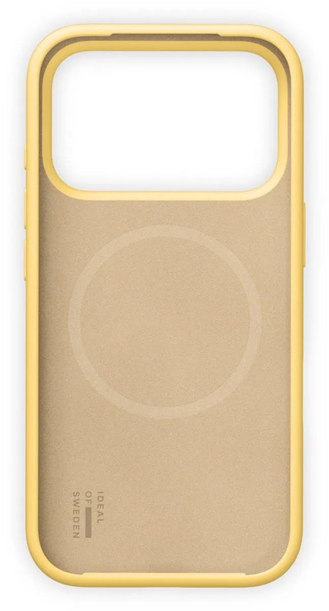 iDeal of Sweden iPhone 17 Pro Silicone Hoes - Zacht Geel - IDSICMS-I2561P-516