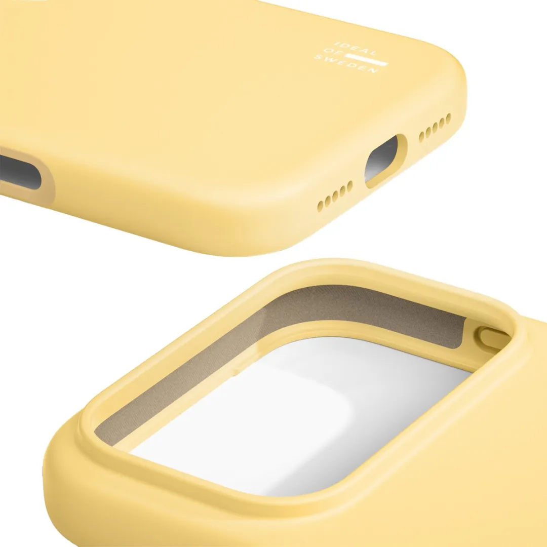 iDeal of Sweden iPhone 17 Pro Silicone Hoes - Zacht Geel - IDSICMS-I2561P-516
