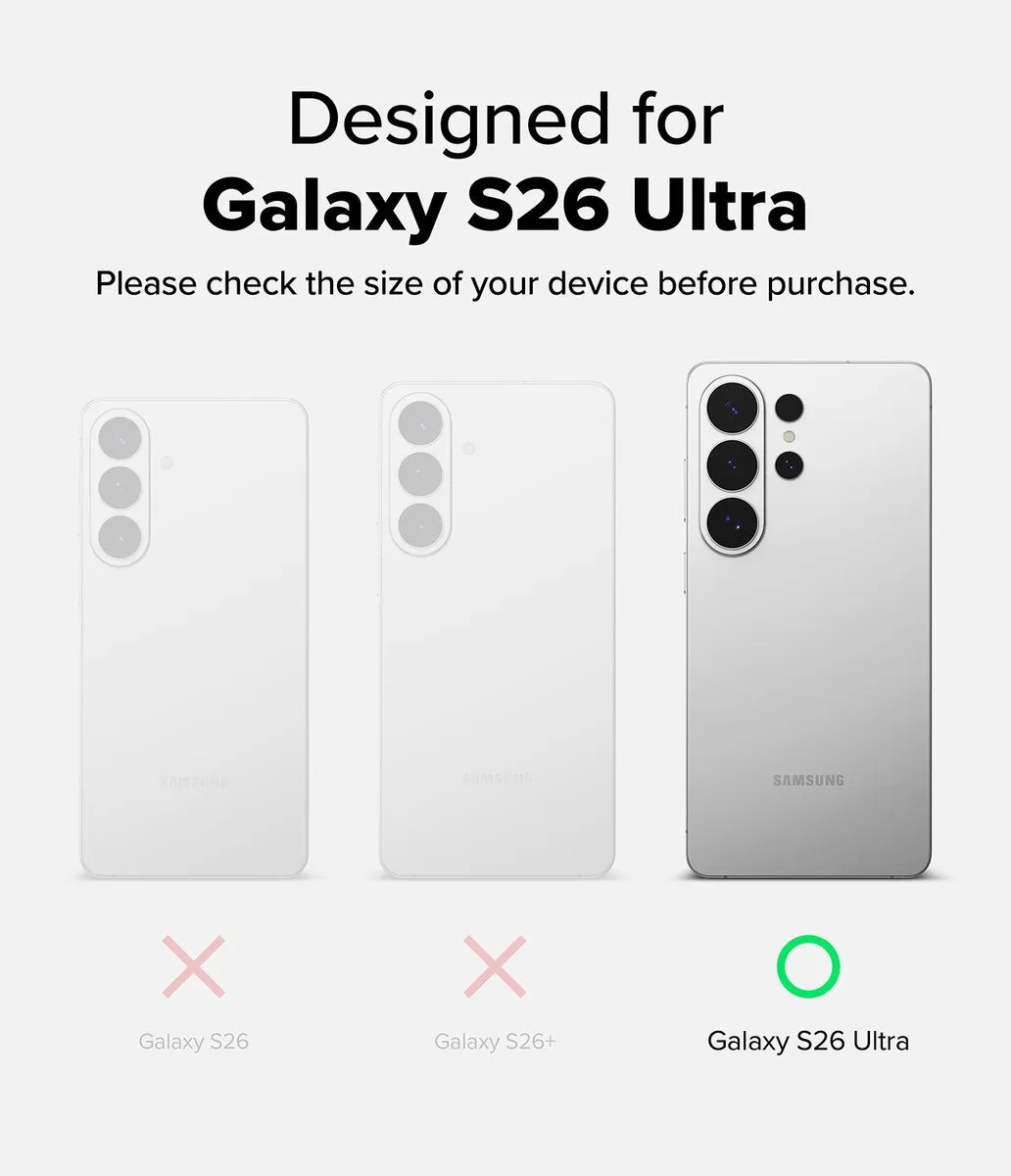 Ringke Screenprotector Samsung Galaxy S26 Ultra 2-Pack - 9H Tempered Glass