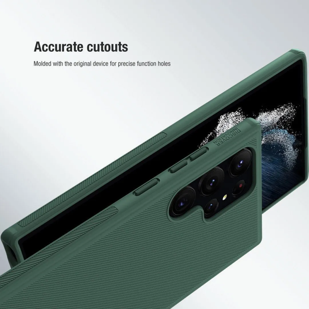 Nillkin Telefoonhoesje Samsung Galaxy S23 Ultra Donker Groen