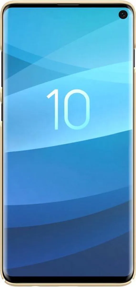 Nillkin Frosted Shield Hoesje Samsung Galaxy S10 G973 - Goud - afbeelding 2 van 4