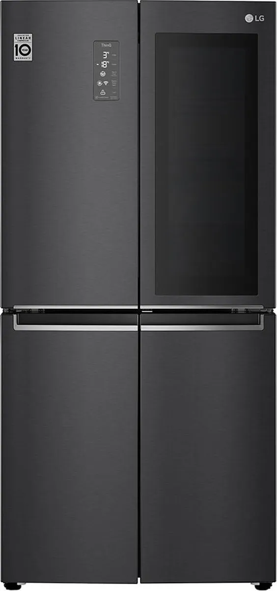 LG InstaView GMQ844MC5E Amerikaanse Koelkast 570L - Zwart
