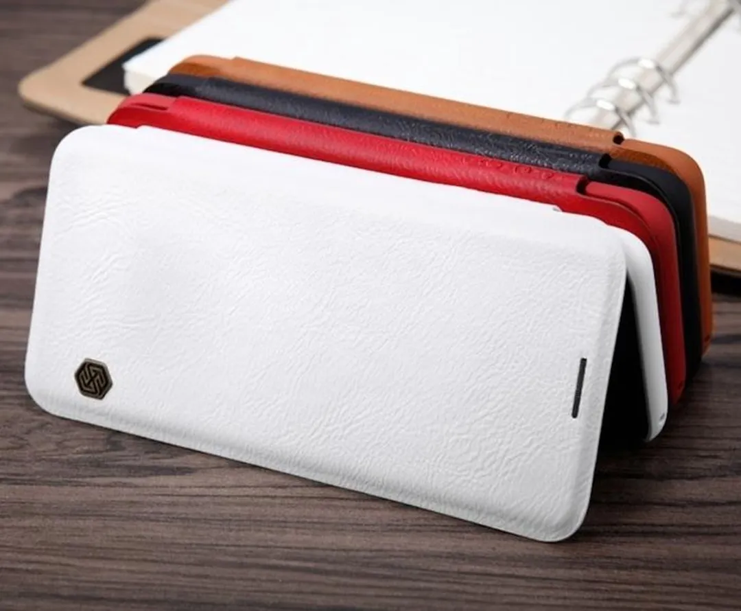 Nillkin Qin Slim Leather Book Case Samsung Galaxy S8 - Wit - afbeelding 6 van 6