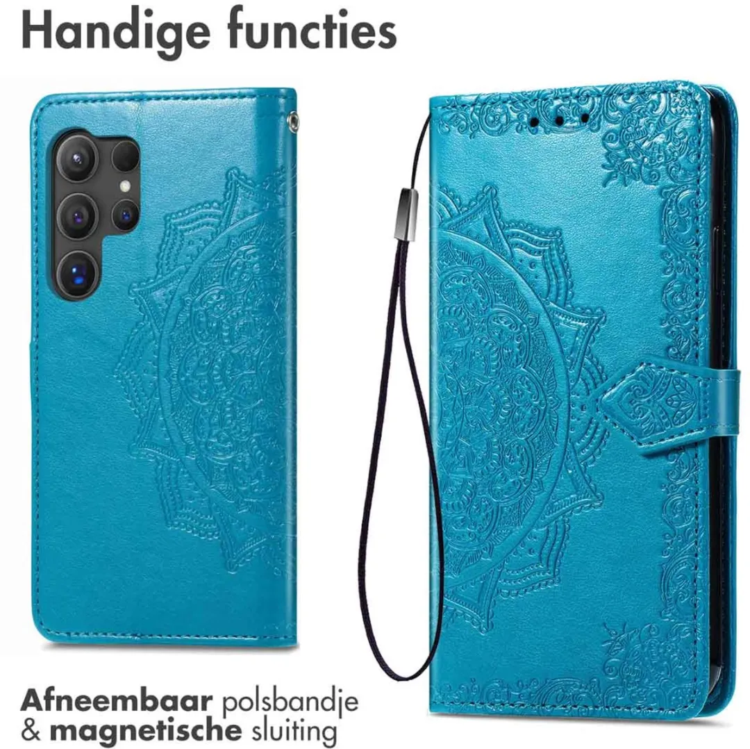 Imoshion Hoesje Samsung Galaxy S24 Ultra - 3 Pasjes - Turquoise