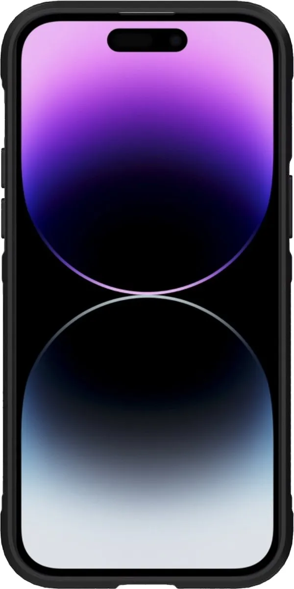 Just in Case Shockof Shell Hoesje iPhone 14 Pro Max - Zwart