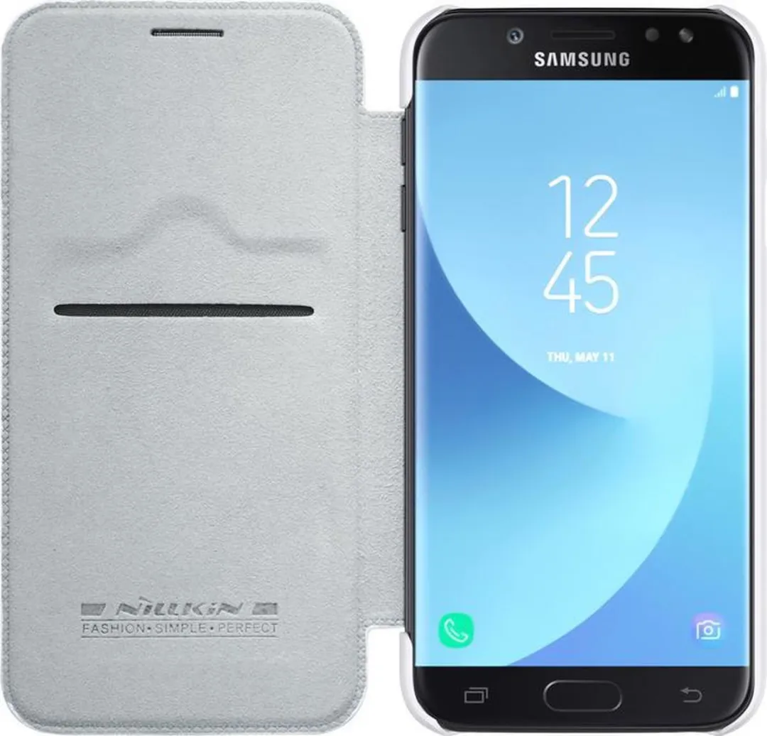 Nillkin Qin PU Leather BookCase Samsung Galaxy J5 (2017) - Wit - afbeelding 3 van 6