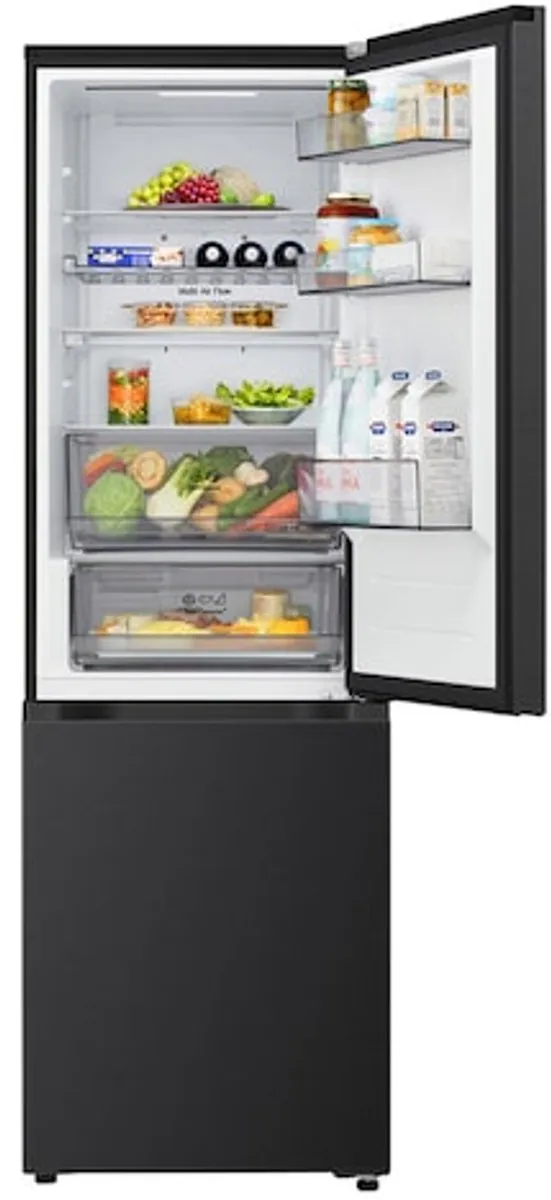 LG GBBS312BEV Inbouw Koel-Vriescombinatie 333L - Zwart