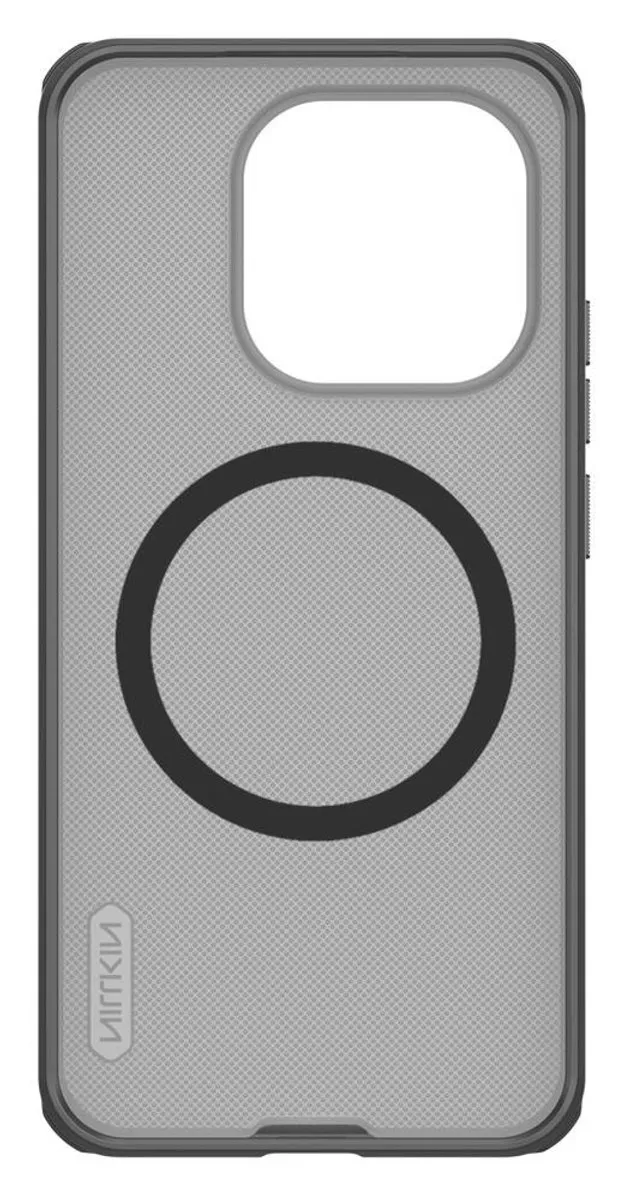 Nillkin Frosted Shield Hoesje Xiaomi 15T - MagSafe/Qi2 - Transparant Zwart