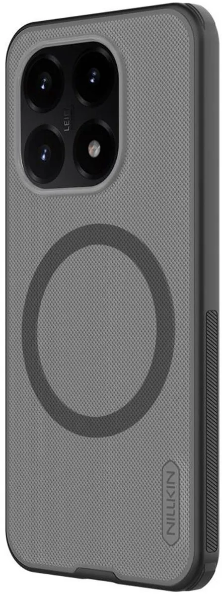 Nillkin Frosted Shield Hoesje Xiaomi 15T - MagSafe/Qi2 - Transparant Zwart
