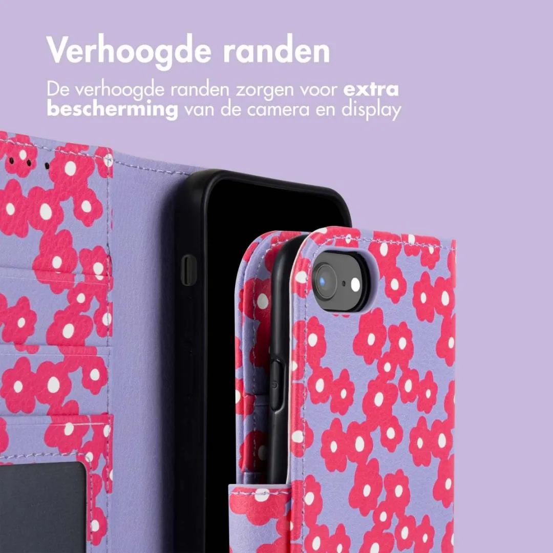 Imoshion iPhone 16e Hoesje Dusty Rose Blossoms - 3 Pasjes