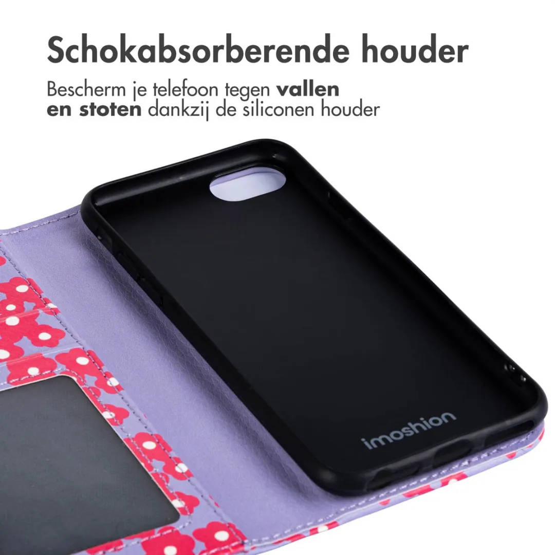 Imoshion iPhone 16e Hoesje Dusty Rose Blossoms - 3 Pasjes