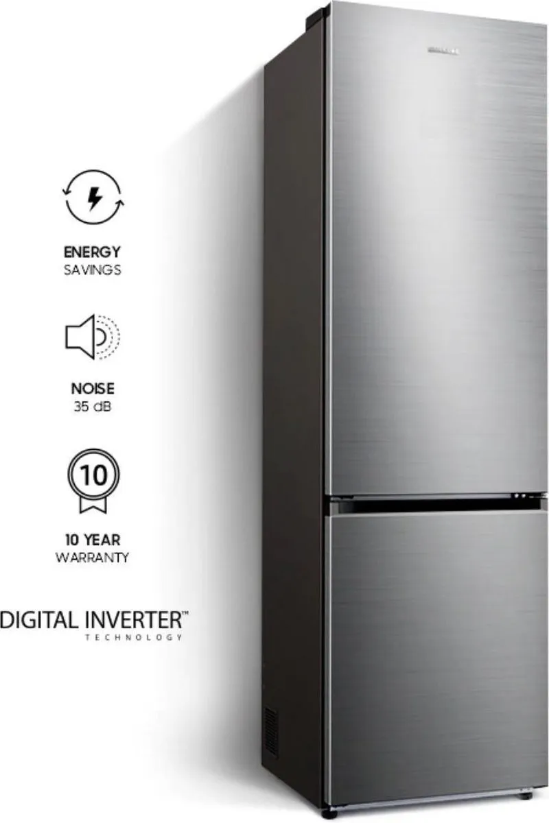 Samsung RB34T600FSA Koel- en vriescombinatie 340L