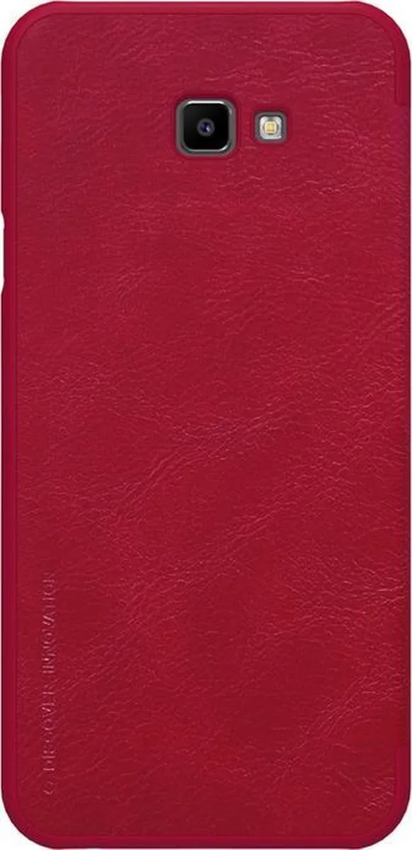 Nillkin Qin PU Leather Book Case Samsung Galaxy J4+ - Rood - afbeelding 2 van 4