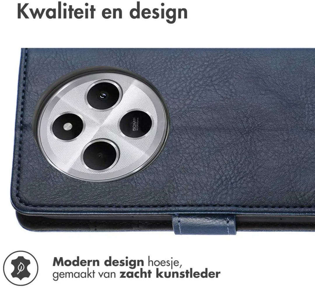 Imoshion Hoesje Xiaomi Redmi 14C - 3 Pasjes - Donkerblauw