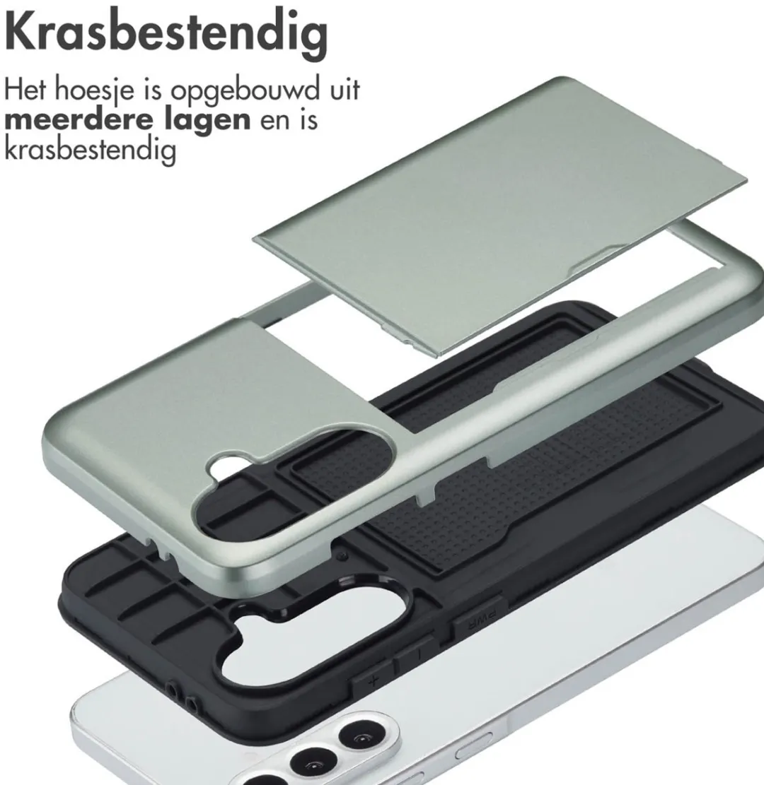 Imoshion Hoesje Samsung Galaxy A36/A56 - Groen - 2 Pasjes