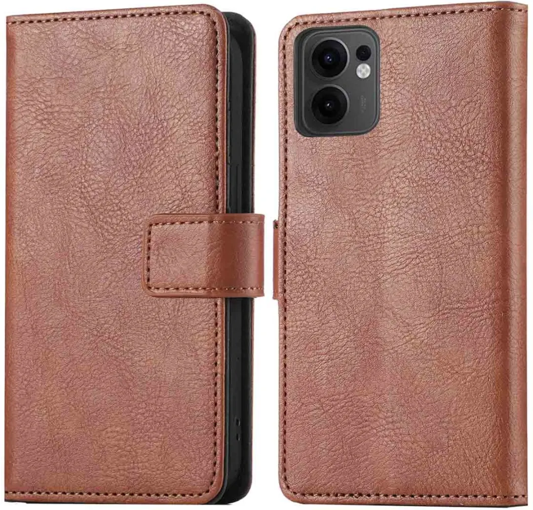 imoshion Hoesje Oppo Reno 13 F 5G - 3 Pasjes - Bruin