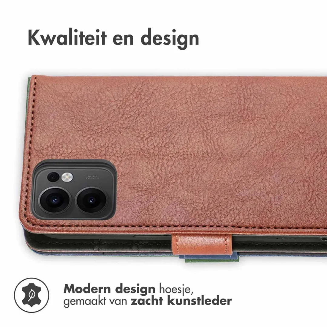 imoshion Hoesje Oppo Reno 13 F 5G - 3 Pasjes - Bruin