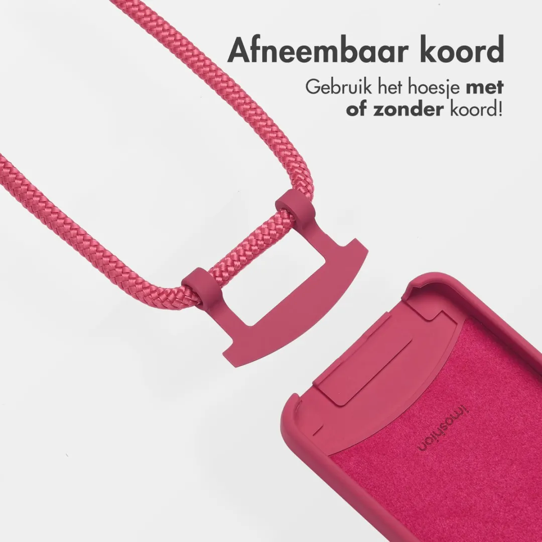 Imoshion iPhone 16e MagSafe Hoesje - Rood Raspberry