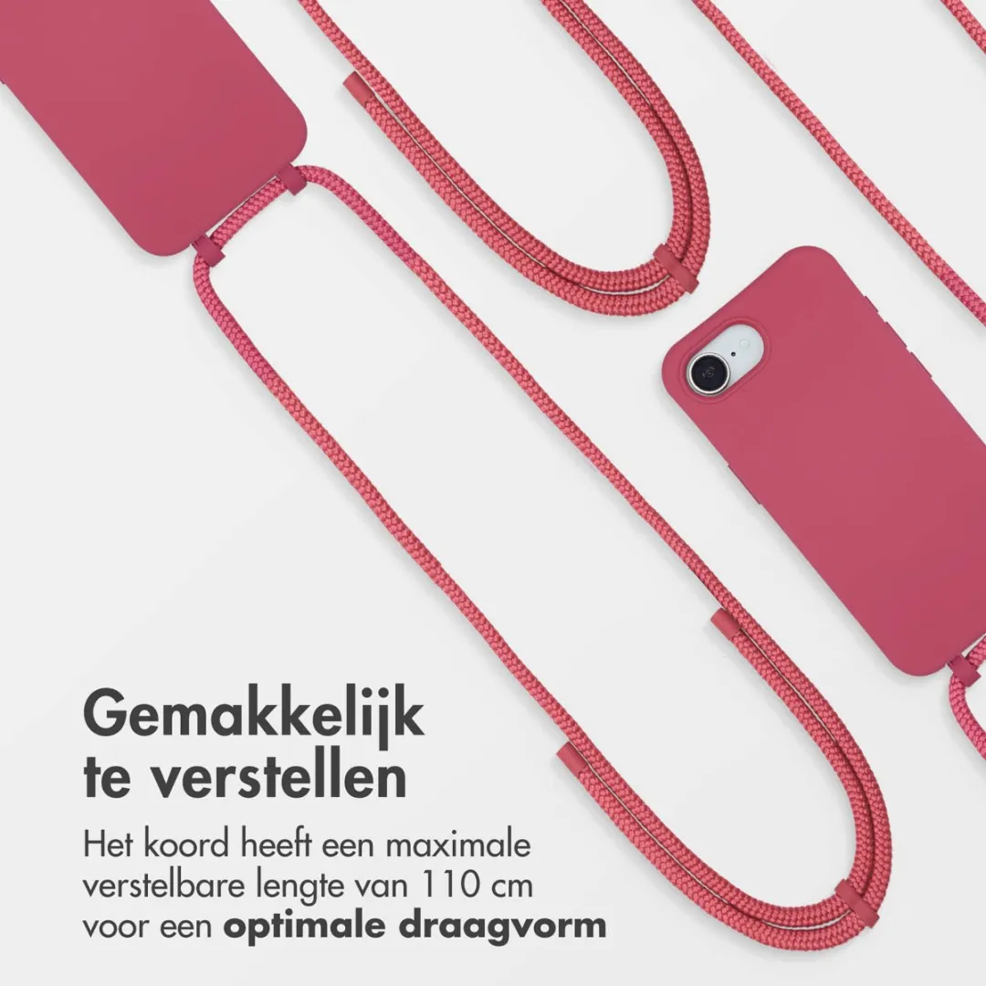 Imoshion iPhone 16e MagSafe Hoesje - Rood Raspberry