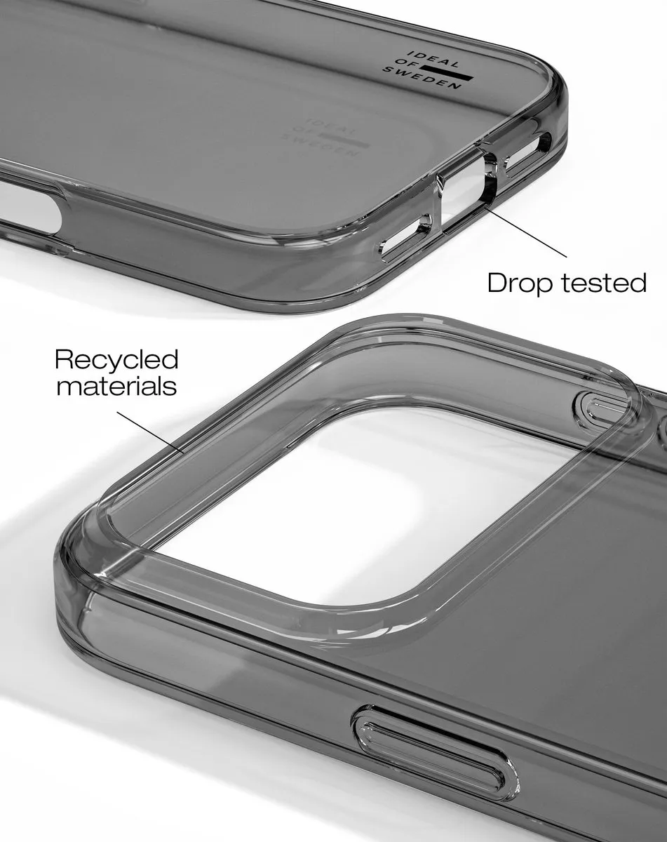 iDeal of Sweden Clear Case iPhone 17 Pro Max - Tinted Black