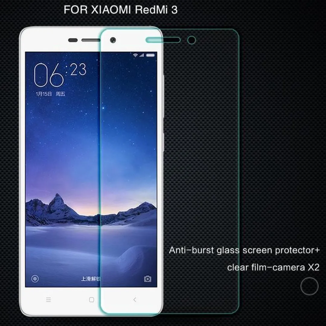 Nillkin DisplayFolio Tempered Glass 9H Nano - Xiaomi Redmi 3 - afbeelding 2 van 4