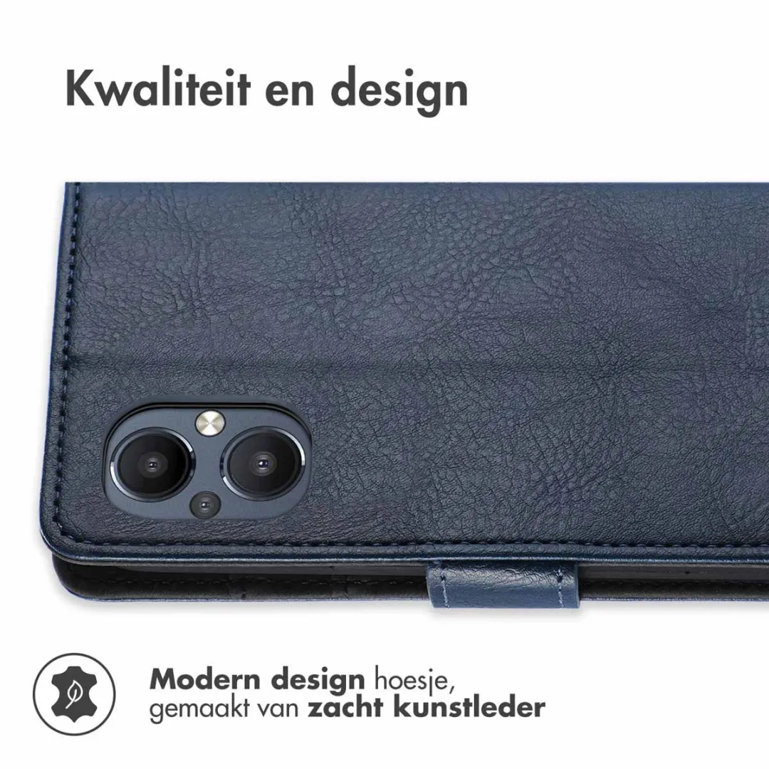 imoshion Hoesje Oppo Reno 8 Lite - 3 Pasjes - Donkerblauw