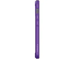 Spigen Crystal Hybrid ACS01544 Hoesje - iPhone 12 Mini - Transparant Paars