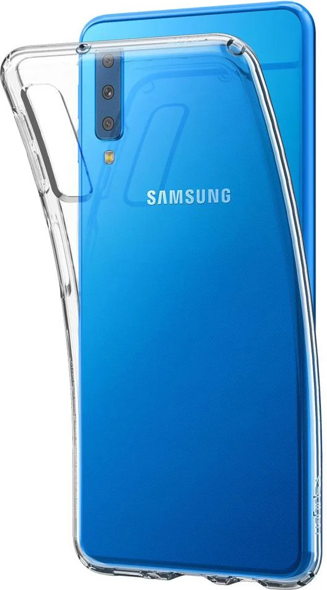 Spigen Liquid Crystal Hoesje Samsung Galaxy A7 (2018) - Transparant 608CS25751 - afbeelding 6 van 6