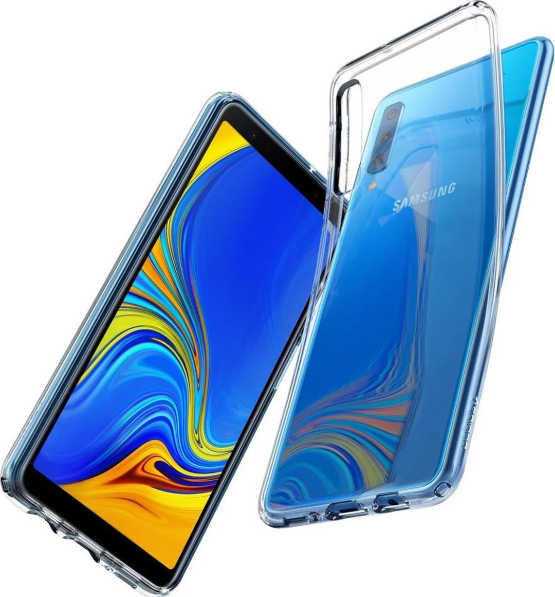 Spigen Liquid Crystal Hoesje Samsung Galaxy A7 (2018) - Transparant 608CS25751