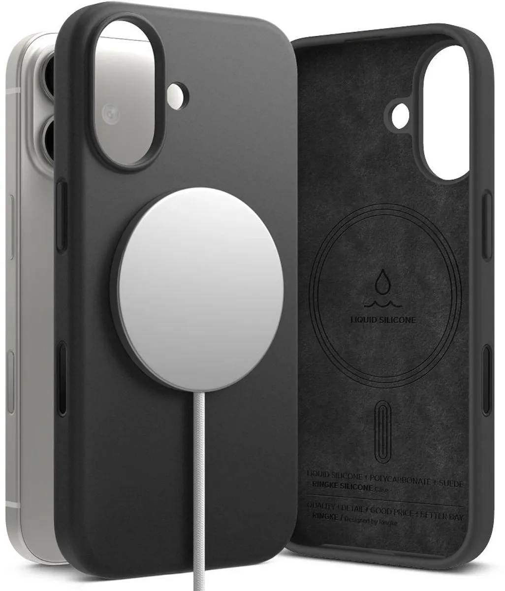 Ringke Magnetische Siliconen Hoesje Magsafe iPhone 17