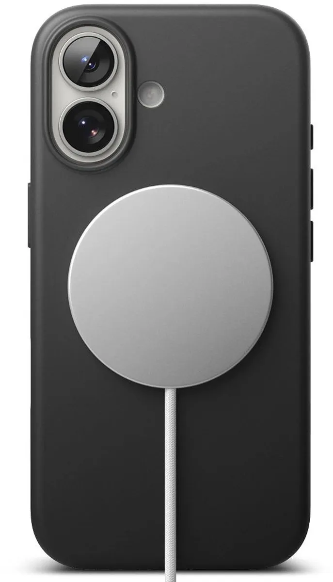 Ringke Magnetische Siliconen Hoesje Magsafe iPhone 17 - Zwart - afbeelding 5 van 6