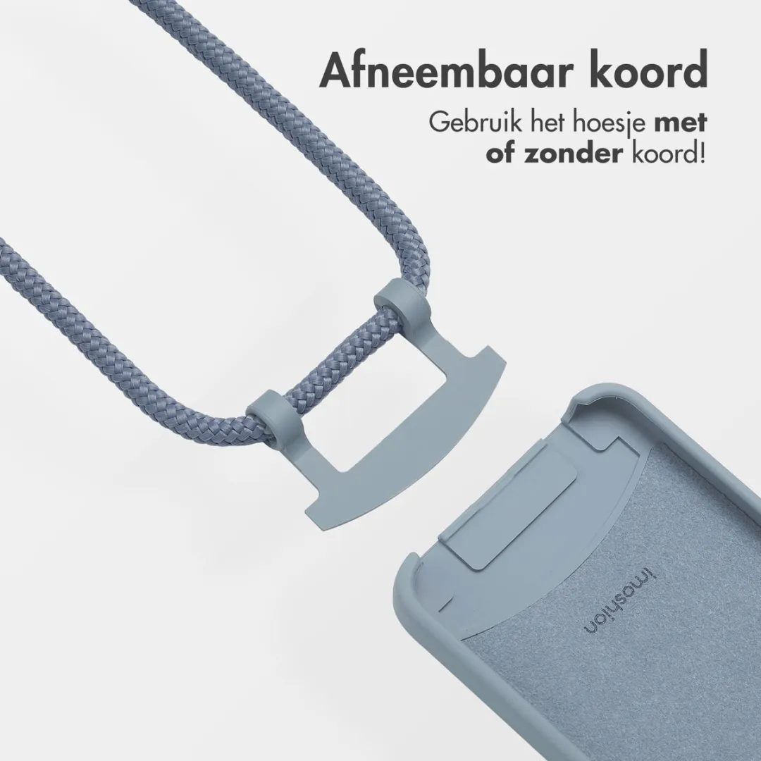Imoshion iPhone 16e Hoesje - Ash Blue - MagSafe