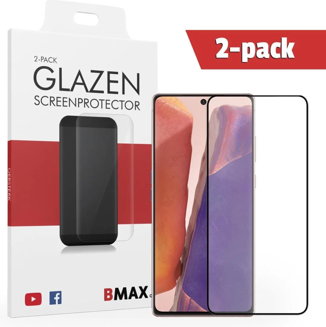 BMAX Samsung Galaxy Note20 Screenprotector 2.5D