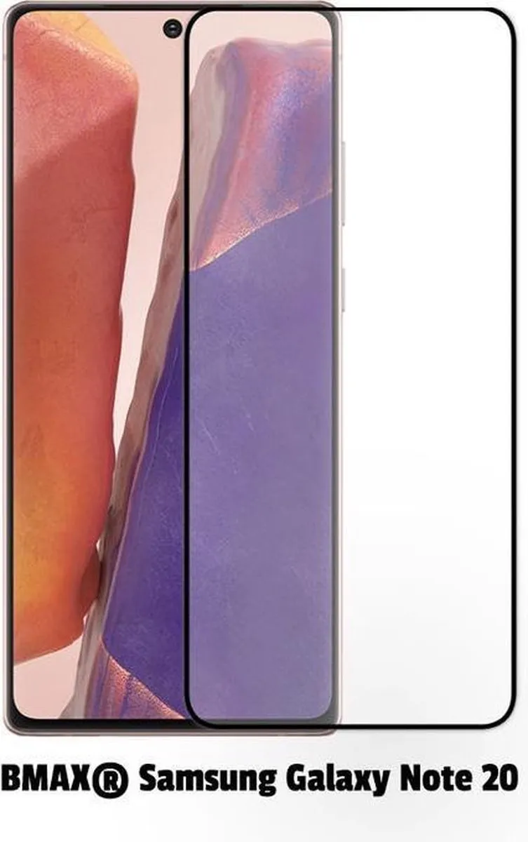 BMAX Samsung Galaxy Note20 Screenprotector 2.5D - 2 Stuks - Zwart