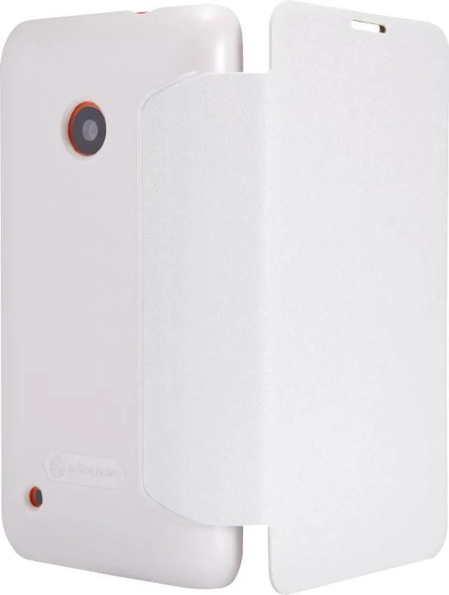 Nillkin Nokia Lumia 530 Hoesje Sparkle Series Wit - 6956473289562 - afbeelding 4 van 5