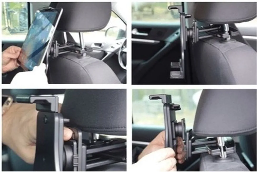 Brodit Hoofdsteunmount 95-211mm met Universele Tablethouder - Zwart - afbeelding 6 van 6