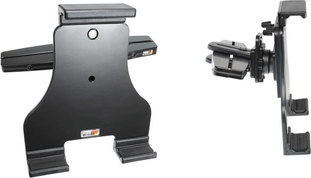 Brodit Hoofdsteunmount 95-211mm met Universele Tablethouder - Zwart