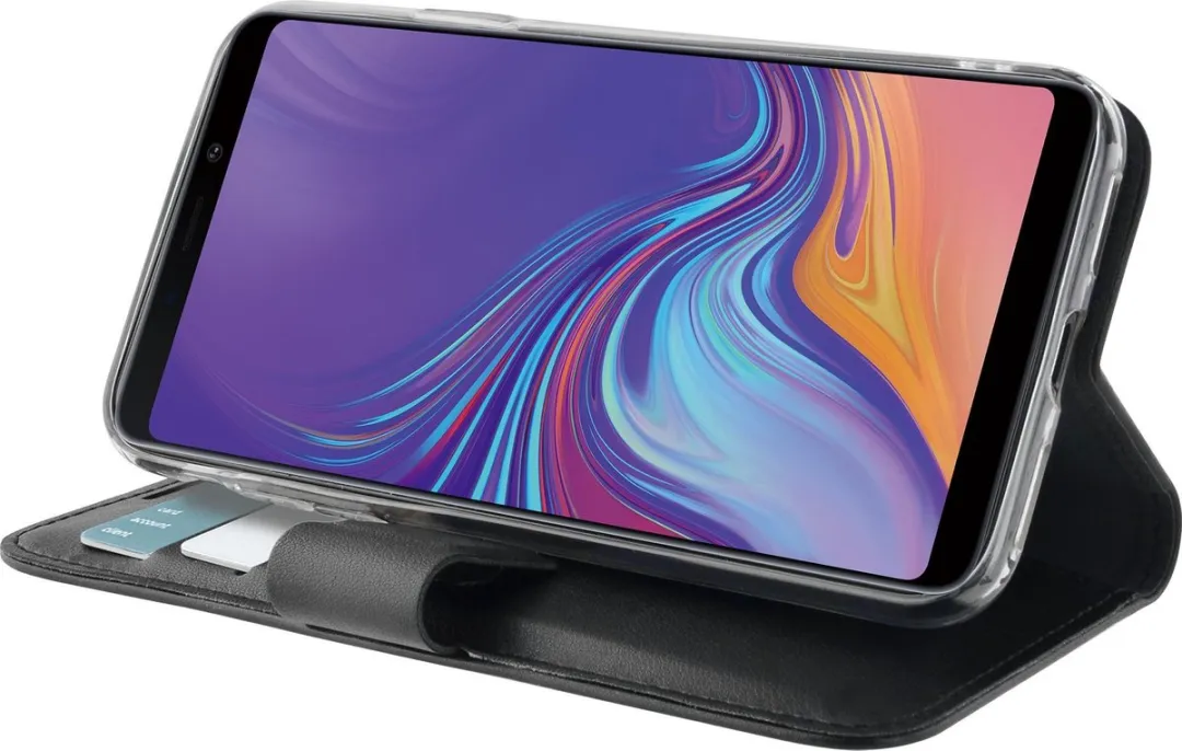 Azuri Walletcase Samsung Galaxy A9 2018 - 3 Pasjes - Zwart