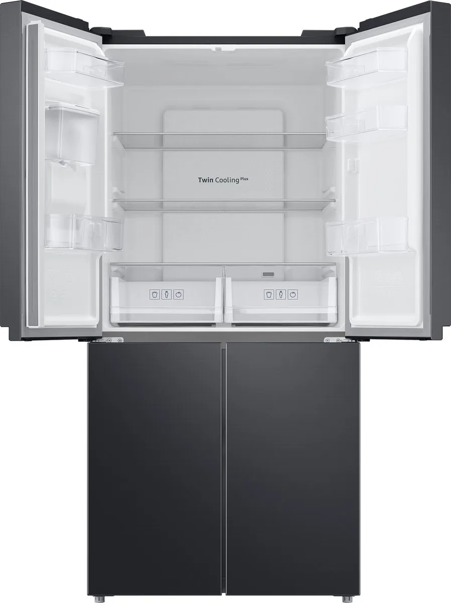 Samsung RF48A401EB4 amerikaanse koelkast Vrijstaand E Antraciet