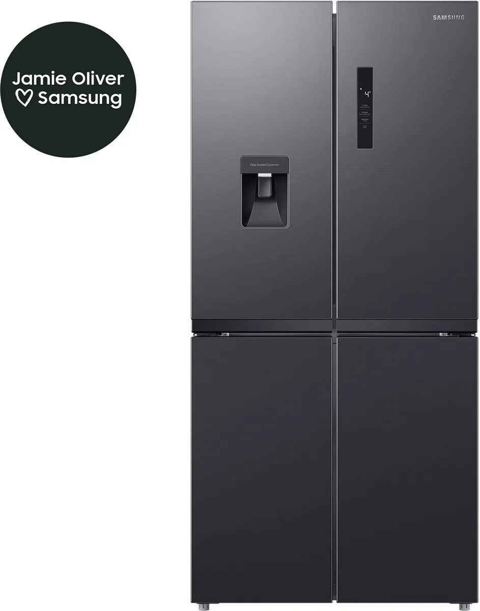 Samsung RF48A401EB4 amerikaanse koelkast Vrijstaand E Antraciet