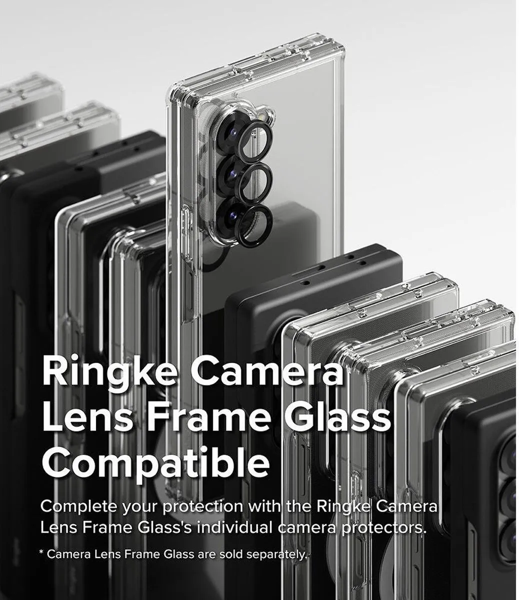 Ringke Lens Frame Glas voor Samsung Galaxy Z Fold6 - 2 Stuks - Zwart