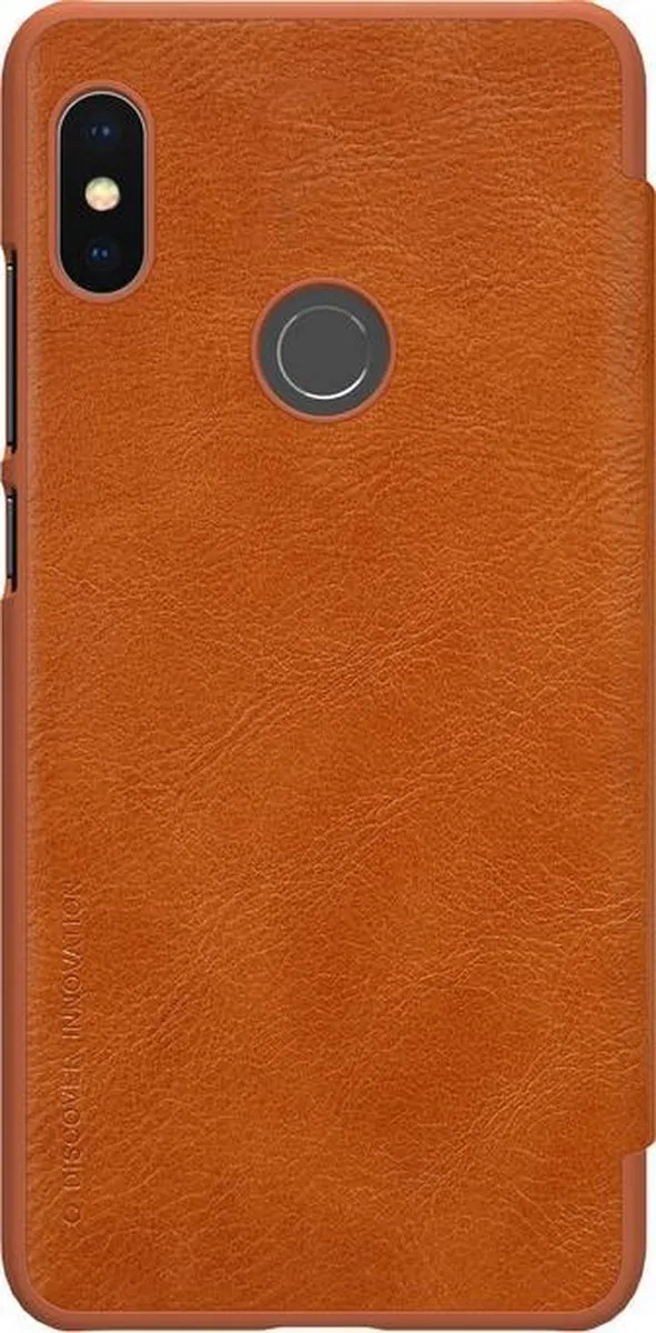 Nillkin Qin View BookCase Xiaomi Redmi Note 5 Pro - Bruin - afbeelding 2 van 6