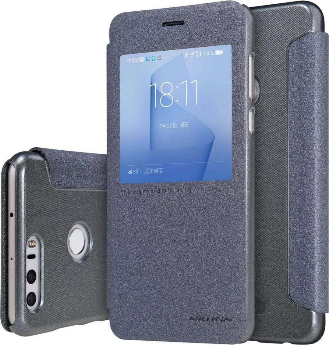 Nillkin Sparkle Series Leather Case Honor 8 - Zwart - afbeelding 3 van 3