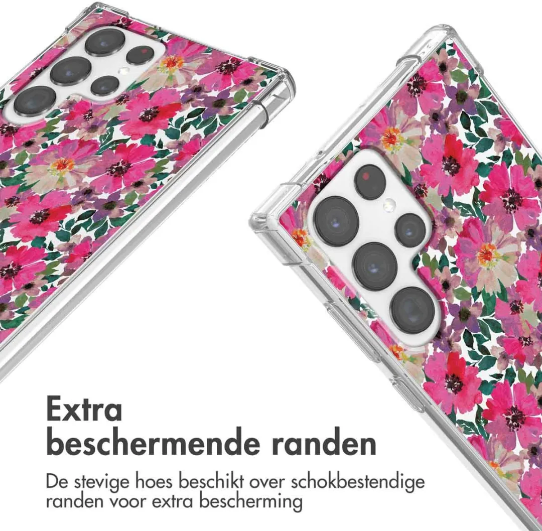 Imoshion Hoesje Samsung Galaxy S22 Ultra Flower Water