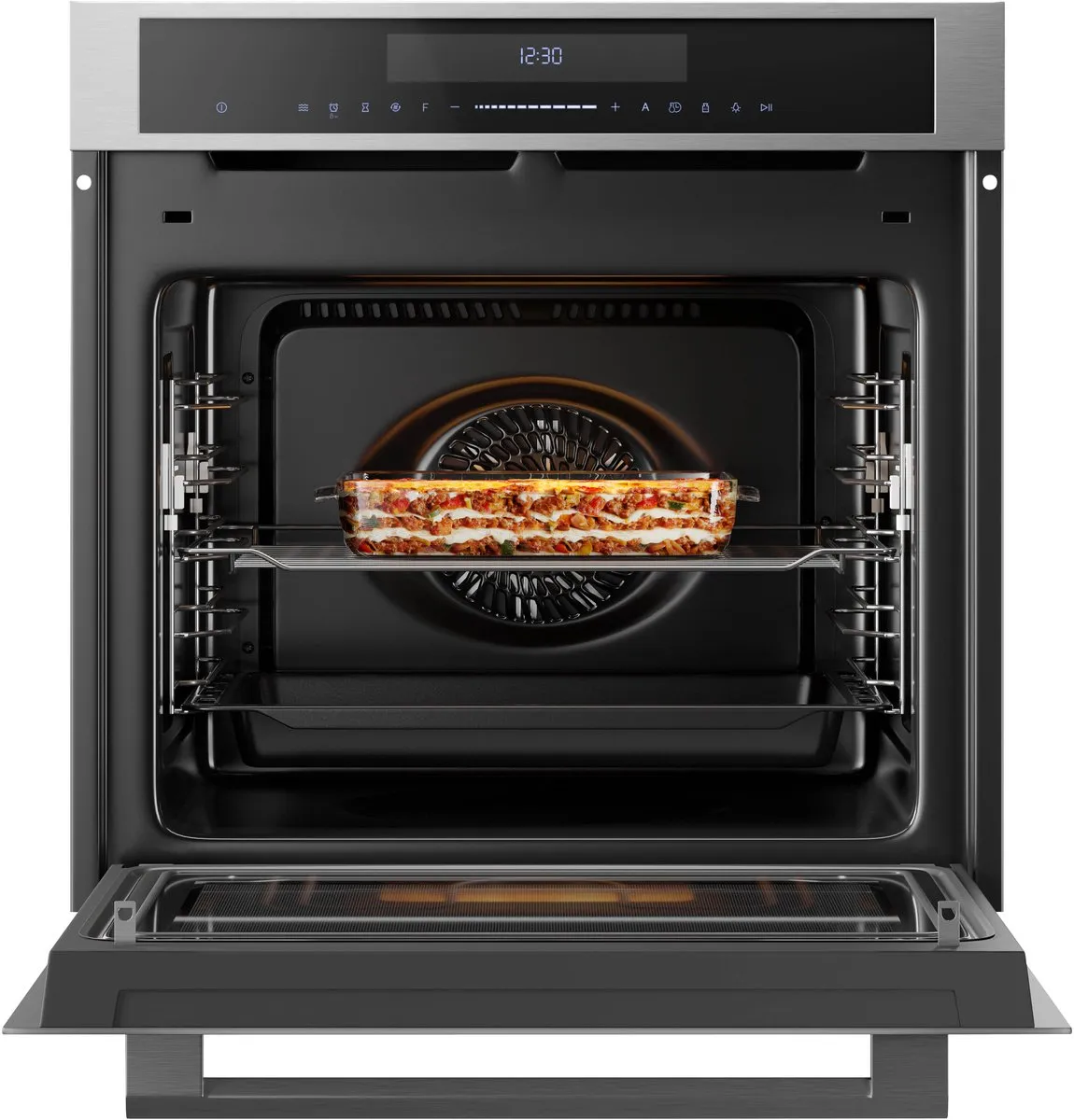 Inventum IMC6035RT Inbouw Combi-oven 72L - 800W Magnetron - Zwart/RVS