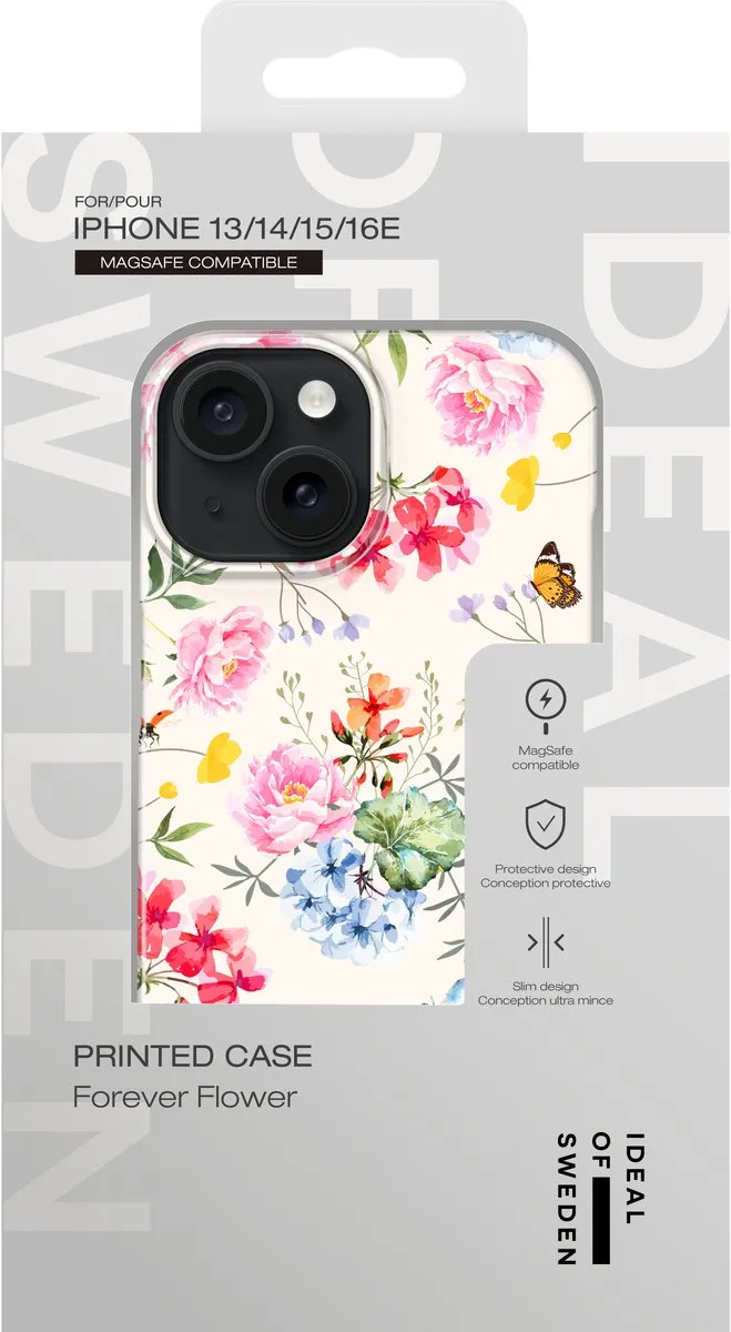 iDeal of Sweden iPhone 15/16E MagSafe Hoesje Flower Forever - IDFCMS-I2261-528