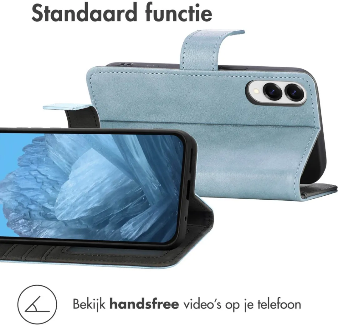 Imoshion Hoesje Samsung Galaxy S25 Edge - 3 Pasjes - Lichtblauw