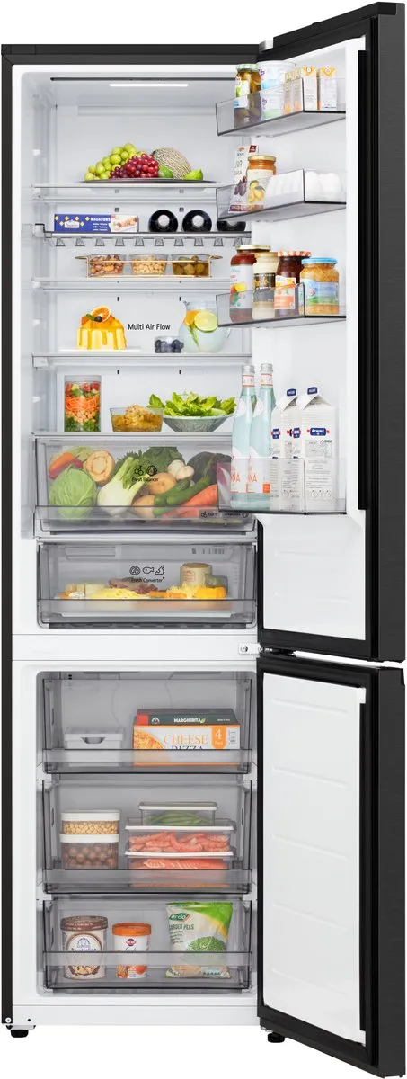 LG 333L Koel-vriescombinatie Zwart l GBBS312AEV