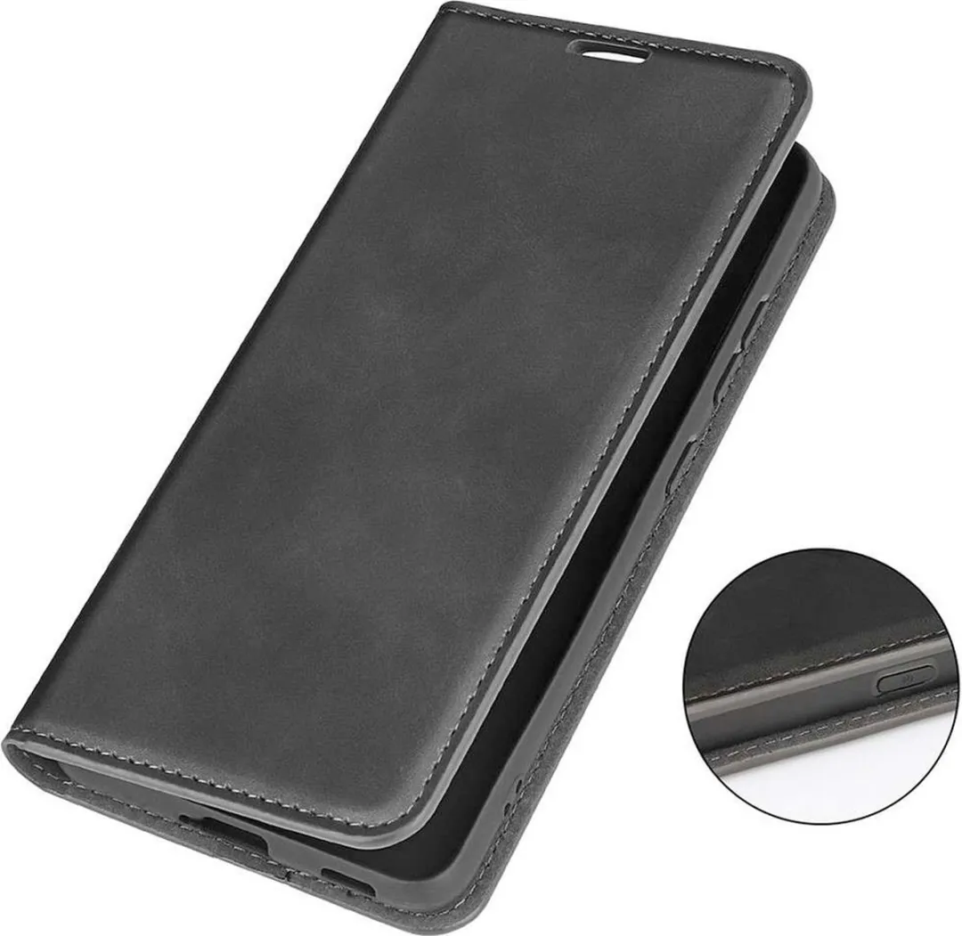 Just in Case OnePlus 10 Pro Bookcase Hoesje - Zwart
