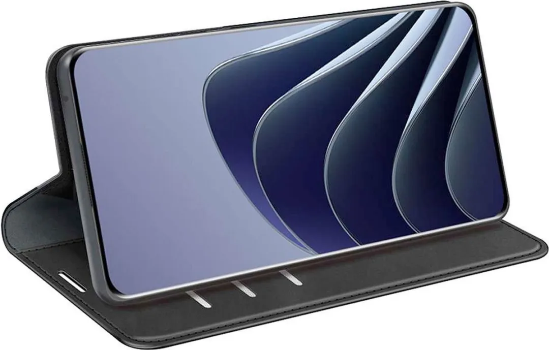 Just in Case OnePlus 10 Pro Bookcase Hoesje - Zwart